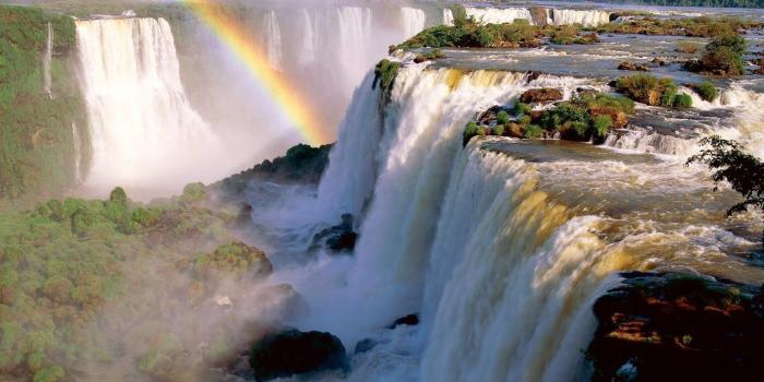 2048x1152 Desktop Wallpapers Waterfalls with Rainbow (34+ images)