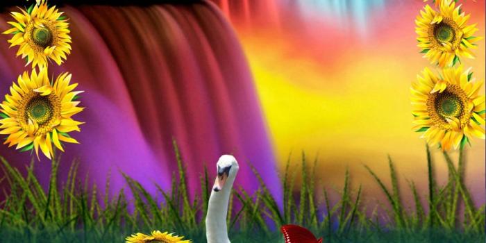 1440x1280 Rainbow Waterfall wallpaper by _sn0w_ - 0c - Free on ZEDGE™