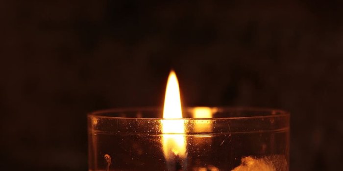 910x1243 HD wallpaper: tealight candle with flame, hand, church, prayer