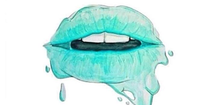 721x1280 cyan, girl, girly, green, hippie, iphone, lips, love, mint, splat