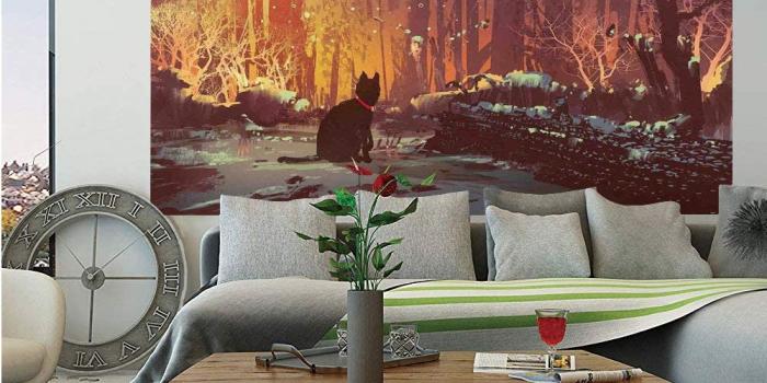 1000x1000 Amazon.com: SoSung Fantasy Art Decor Wall Mural,Surreal Lost Black