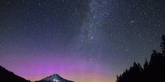 3840x5120 long exposure shot of people filming near trillium lake dam under