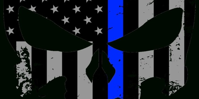 1000x1356 Thin Blue Line Punisher Skull, Hd Wallpapers & backgrounds