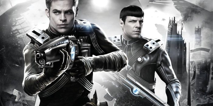 1920x1080 Star Trek digital wallpaper, movies, monochrome, Star Trek Into