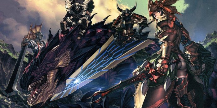 1600x1011 hd wallpaper: Fantasy Dragon Knight Sword Armor a75