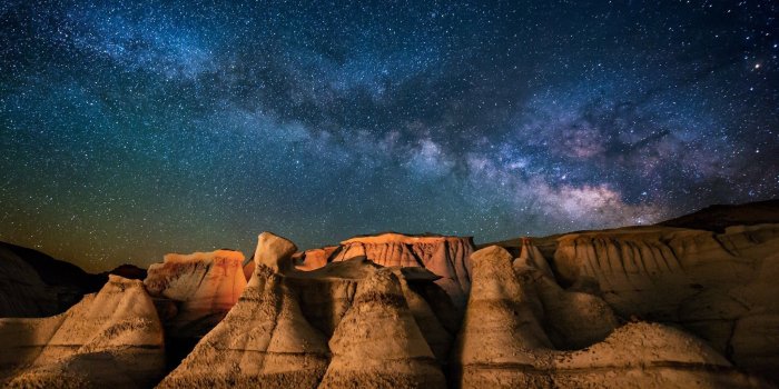 2048x1463 landscape, Nature, Milky Way, Galaxy, Starry Night, Desert