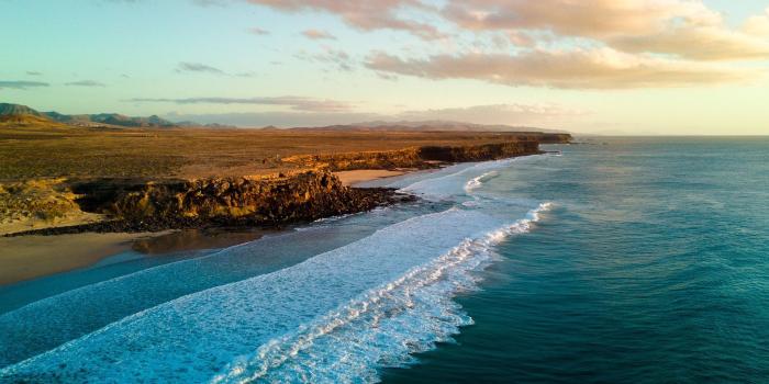 1920x1080 Aerial view of coast, Fuerteventura, Canary Islands