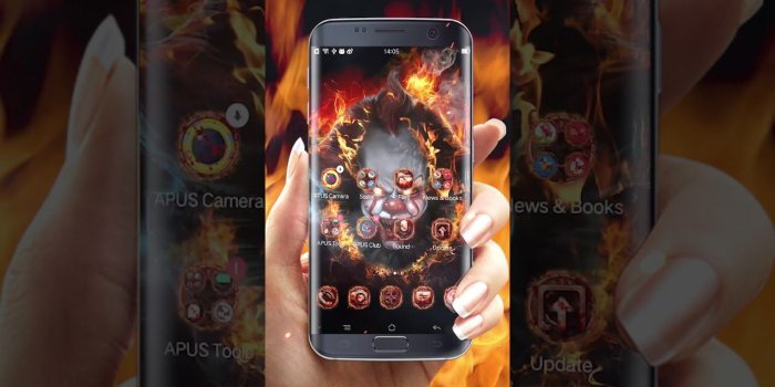 1280x720 Evil Flame Scary Clown Theme & HD wallpaper