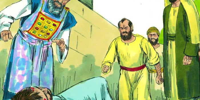 1024x768 FreeBibleimages :: The conversion of Saul (Paul) :: Jesus appears