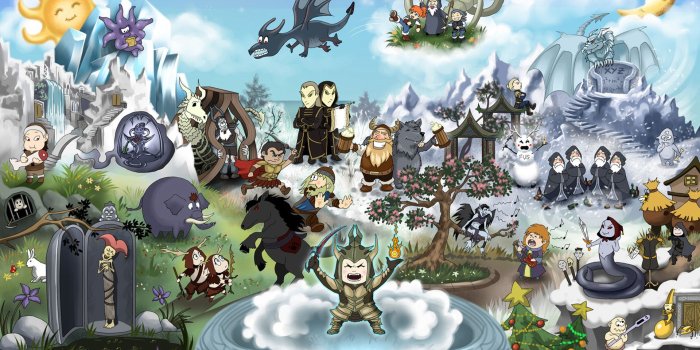 1920x1080 Skyrim Fan Art HD wallpaper
