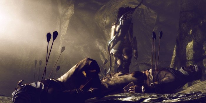 1920x1080 arrows the elder scrolls v skyrim bow weapon 1920x1080 wallpaper