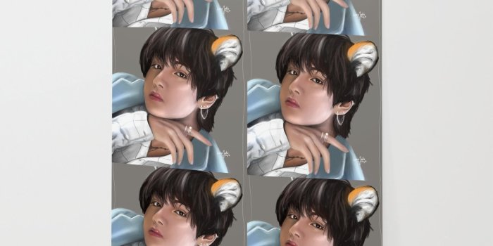 1500x1500 BTS - V (Taehyung) Wallpaper by leoniejulie | Society6