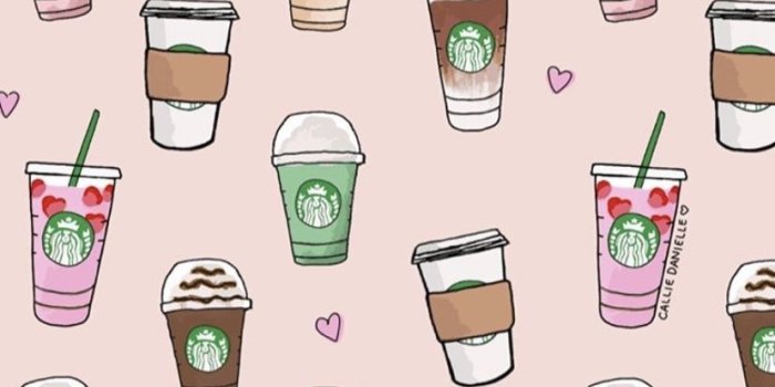 828x1468 By @shop.callie.danielle | Cute backgrounds for iphone, Starbucks