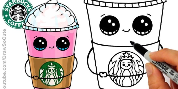 1280x720 Starbucks Drawing Cute