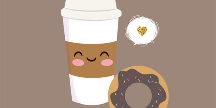 750x1333 Kawaii Coffee Cup Wallpapers