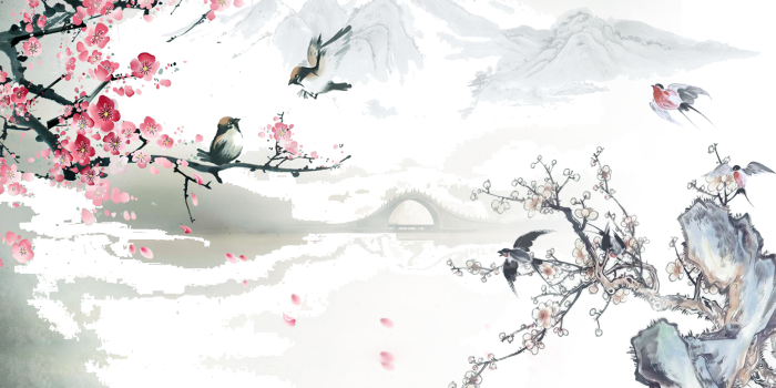 2953x1552 Watercolor Paintings Chinese Wallpapers - Top Free Watercolor