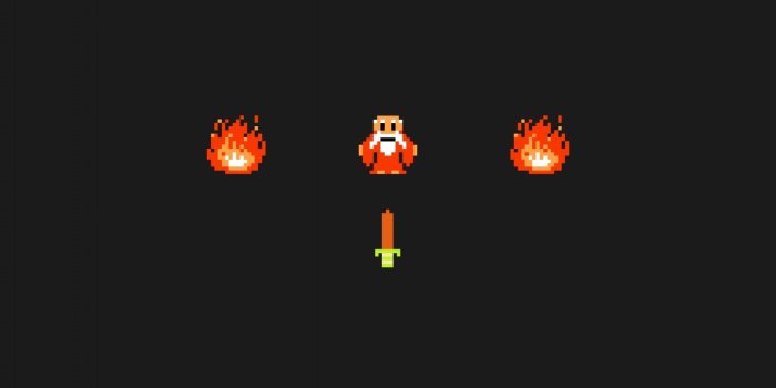 1366x768 Free download Zelda 8 Bit Black Link Nintendo NES HD wallpaper