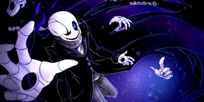1280x961 Anime character with black suit wallpaper, Undertale, W.D Gaster