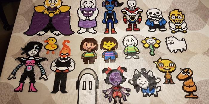 1600x1200 Undertale Characters 1 Perler Beads | Etsy