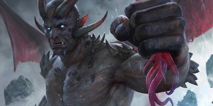 2000x1471 Demon, Giant, Horns, Creature Wallpaper And Background - Infernal