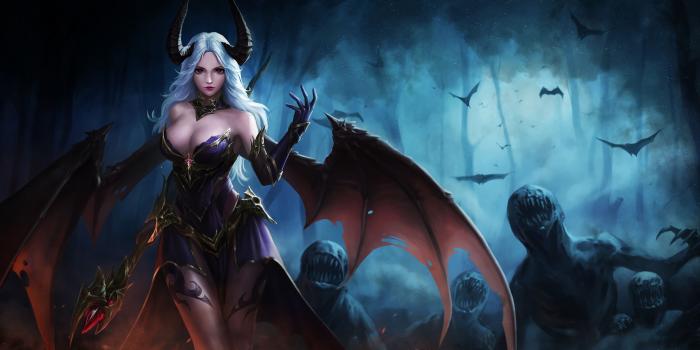 3840x2160 Demon Woman Wallpaper, HD Fantasy 4K Wallpapers, Images, Photos