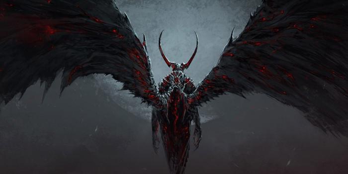 1920x1200 Monsters Evil Dark Wallpaper 55747 Wallpaperup - Demon Wings