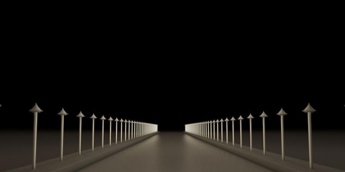 1680x1050 Free download 3D view black lights white gray street lights