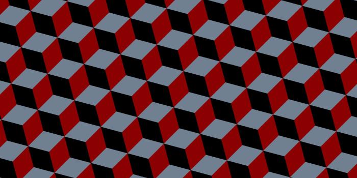 1920x1080 Wallpaper Grey 3d Cubes Red Black Dark Red Slate Gray - Fryshuset