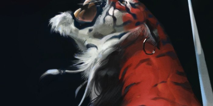 1112x1086 ArtStation - tiger, ArtVorteX Holopainen