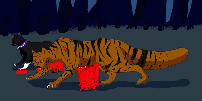4092x2893 tiger with more blood - WARRIOR CATS Fan Art (34941017) - Fanpop