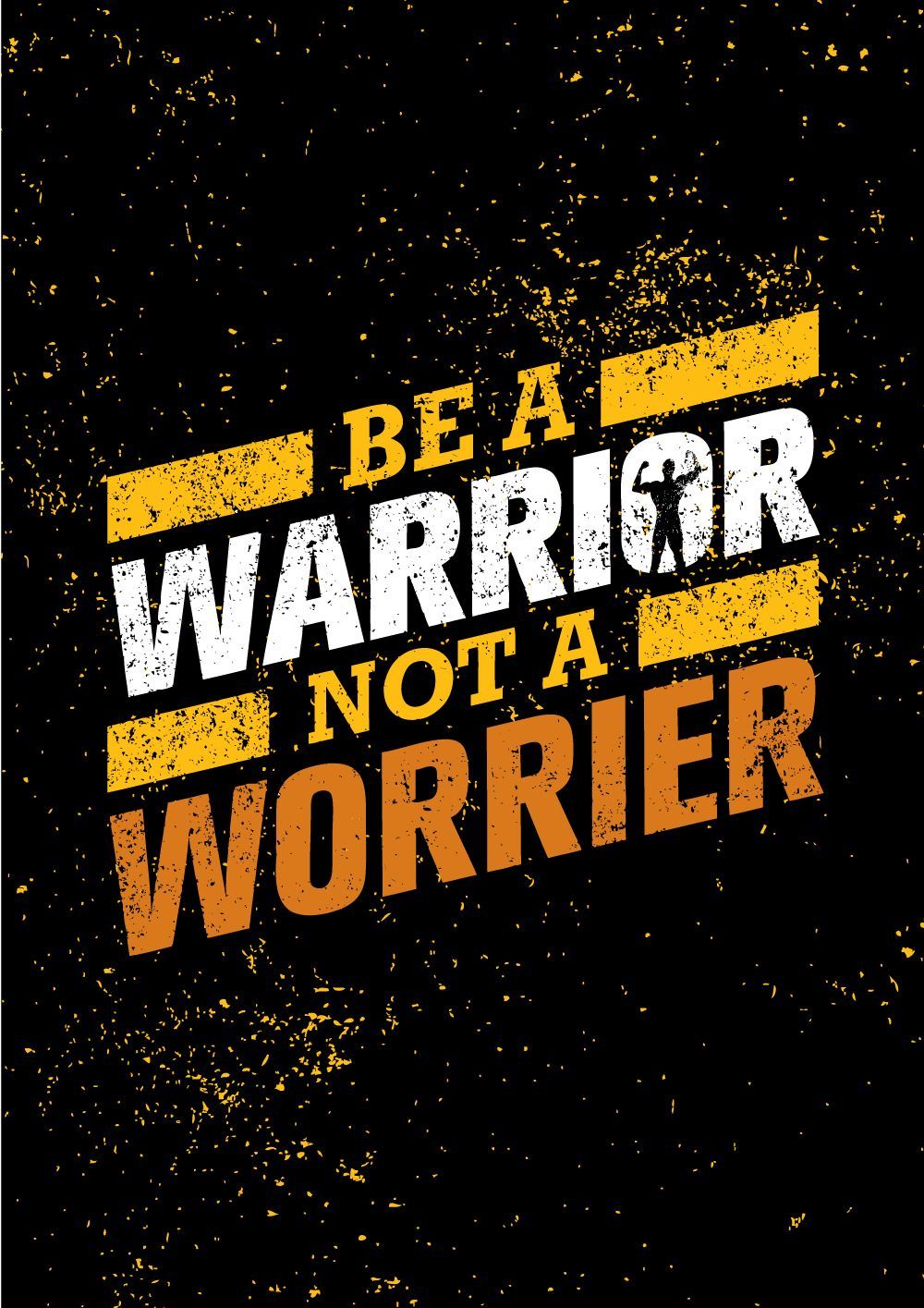 1000x1415 Be a Warrior not a Worrier” | Fitness motivation quotes, Swag