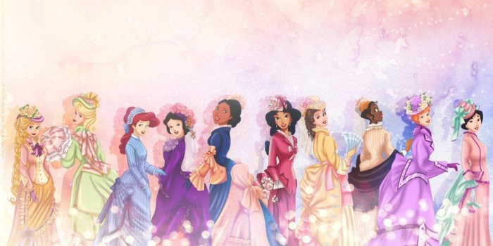 1191x670 Vintage Princesses wallpaper