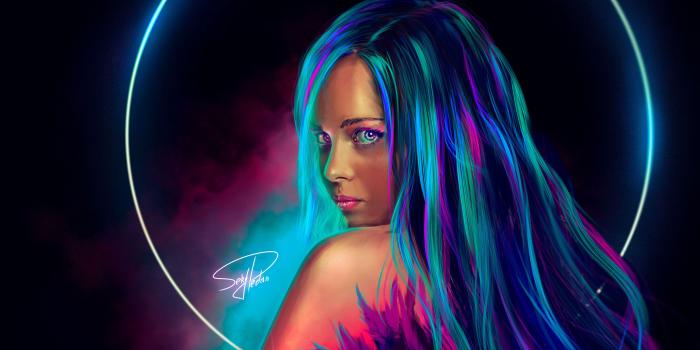 3840x2160 Girl Neon Wallpapers - Top Free Girl Neon Backgrounds