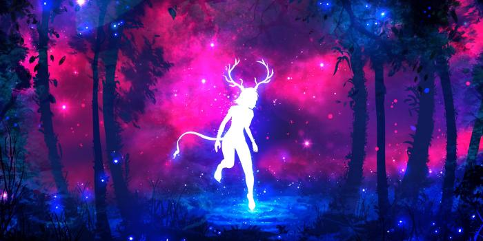 2560x1440 Download Wallpaper - Neon Girl Wallpaper 4k (#56588) - HD