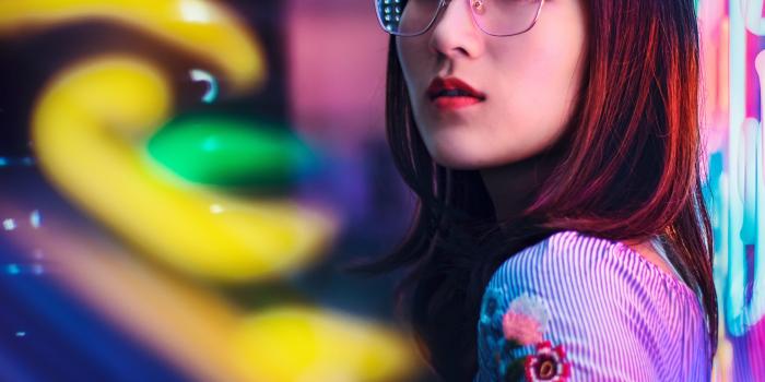 2932x2932 2932x2932 Asian Girl Neon Signs 4k Ipad Pro Retina Display HD 4k