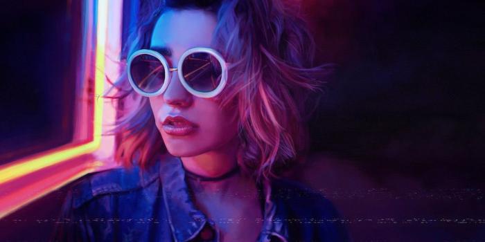 1332x850 Wallpaper Illustration, 80s, Music, by Lucie Martin, Lucie Martin