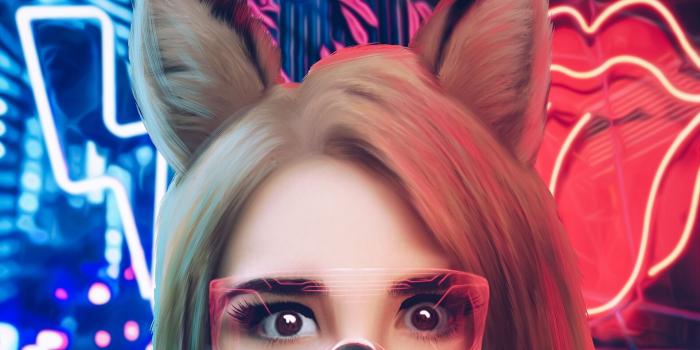 1920x1280 Bunny Girl Neon Wallpaper 53386 - Baltana