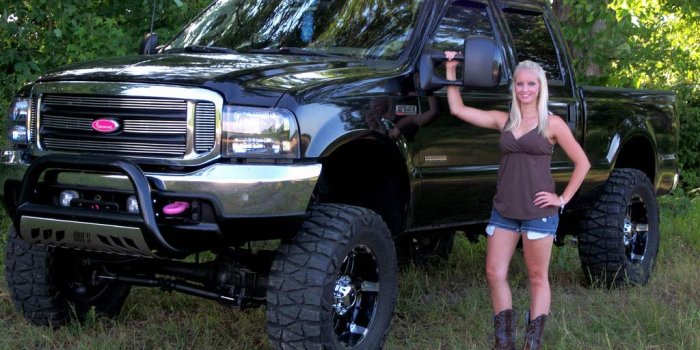 1024x768 Girl With Diesel Truck, Hd Wallpapers & backgrounds Download