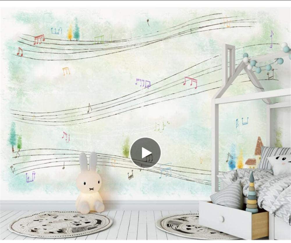1000x833 Custom 3D Mural Wallpaper Cute Fashion Mood Music Symbols Cartoon