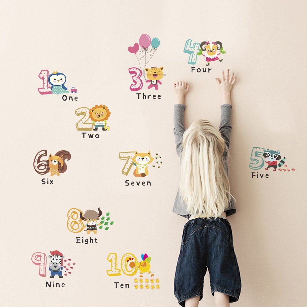 1001x1001 Cute Children Early Education Alphabet Wall Stickers Wallpaper DIY