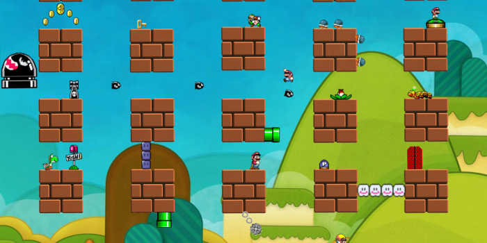 2732x2048 12.9 in iPad pro] I made a Super Mario World wallpaper