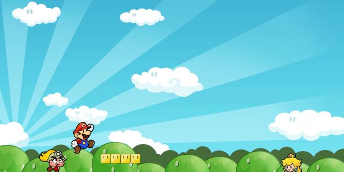 1280x1024 Video Game Gallery: Super Mario World Paper Wallpaper