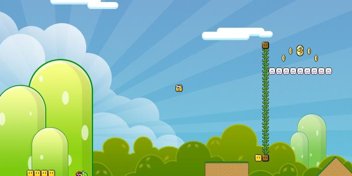 1600x1200 Video Game Gallery: Super Mario World Level Wallpaper
