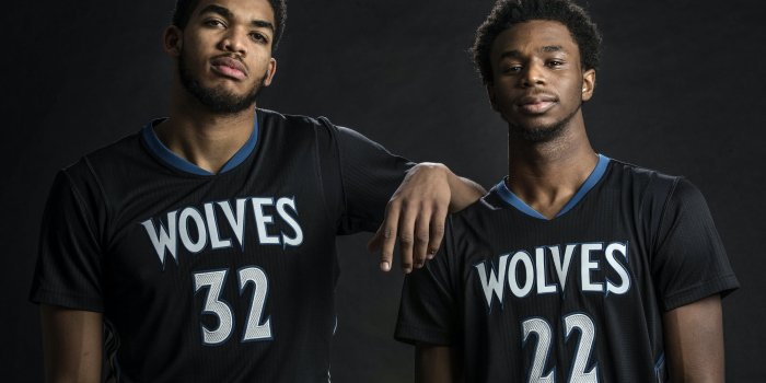 2000x1336 Andrew Wiggins and Karl-Anthony Towns: Opposites with a common