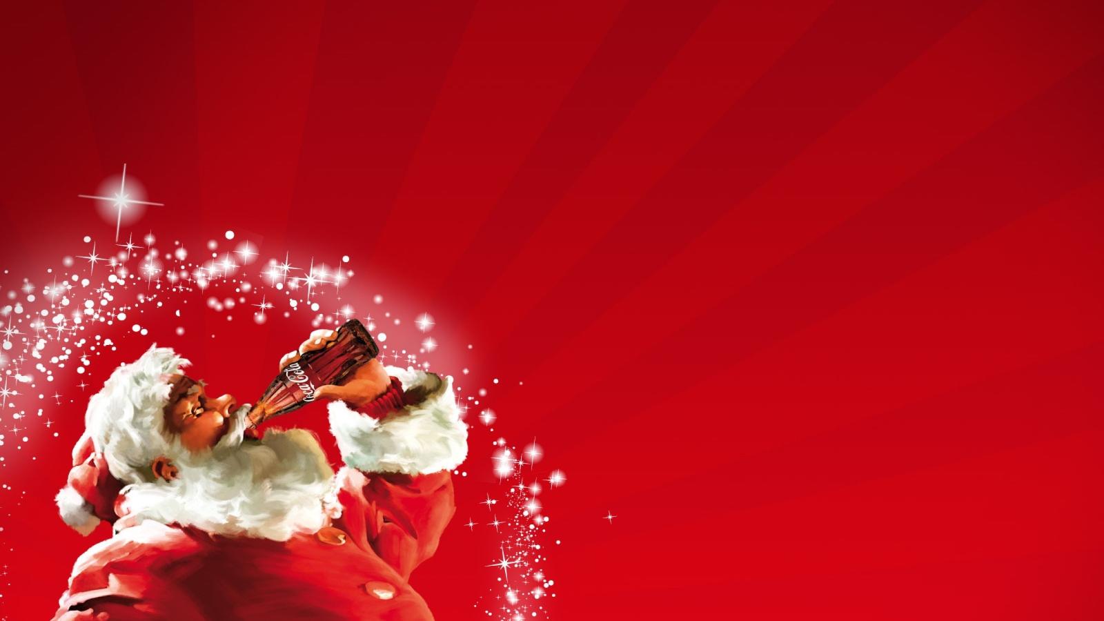3840x2160 3840x2160 coca-cola, new year, santa claus 4K Wallpaper, HD Brands
