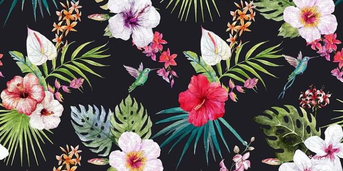 728x1294 Portrait Display, Vertical, Pattern, Digital Art, Flower