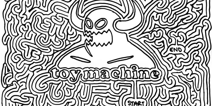 2500x1955 mazes » Toy Machine - by Eric J Eckert