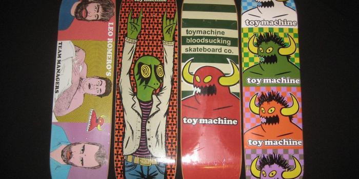1024x768 Toy Machine Pro one off and logo decks | Leo Romero - Team M…