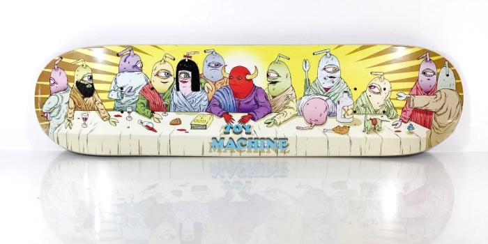 1600x1200 Decks 16263: Toy Machine Last Supper 8.37 Skateboard Deck W Free