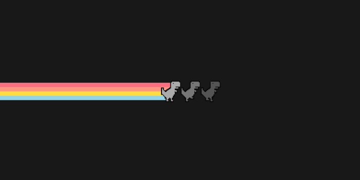 2880x1800 I made a 'dark mode' version of the Dino wallpaper. I wanted the